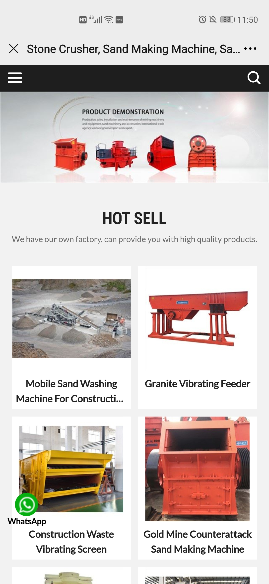 O'zgaruvchan joy almashish kompressorini ishlab chiqarish